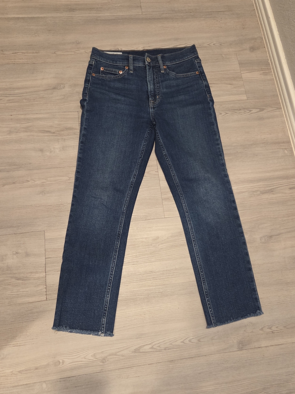 GAP Slim Vintage High-Rise Jeans - Denim Blue